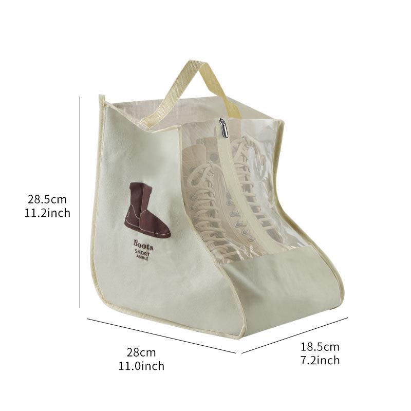 Boot Storage Bag - Moisture & Mold-Proof Shoe Dust Cover for Home & Travel