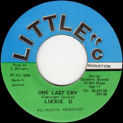 Płyta 7-calowa LUKIE D - One Last Cry NONE Little "C Produ 1994 Jamajka Reggae, Ska & Dub Używana