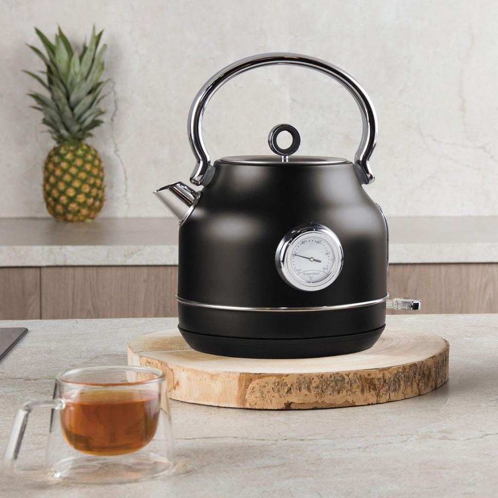 Electric Kettle 1.7L With Thermometer Berlinger Haus Bh-9640 Matte Black