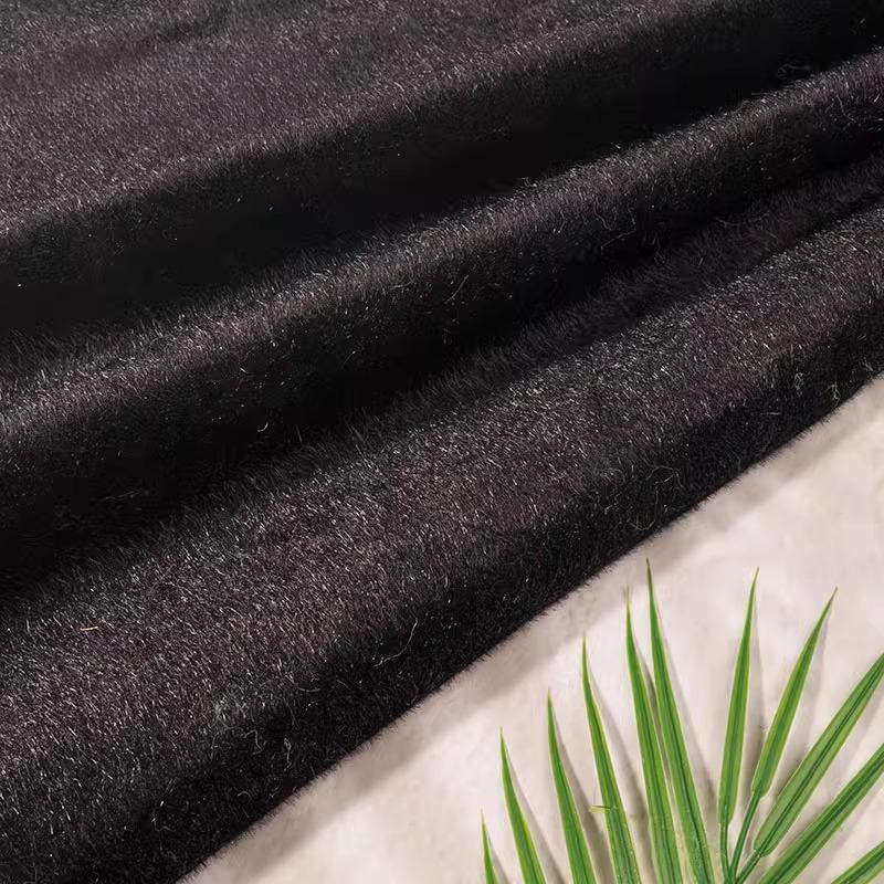 Plain Color Super Thick Faux Mink Fur Fabric Horsehair Flocking Plush Fabric DIY Sewing Sofa Clothing Luggage Shoes Toys Fabric