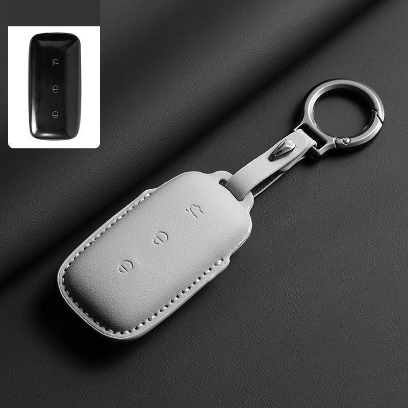 

Keychain Protect For Geely Galaxy L7 Key Case E5 L6 MAX Plus AIR PRO Starship E8 Texture Black Silicone Key Caps Holder Key Case