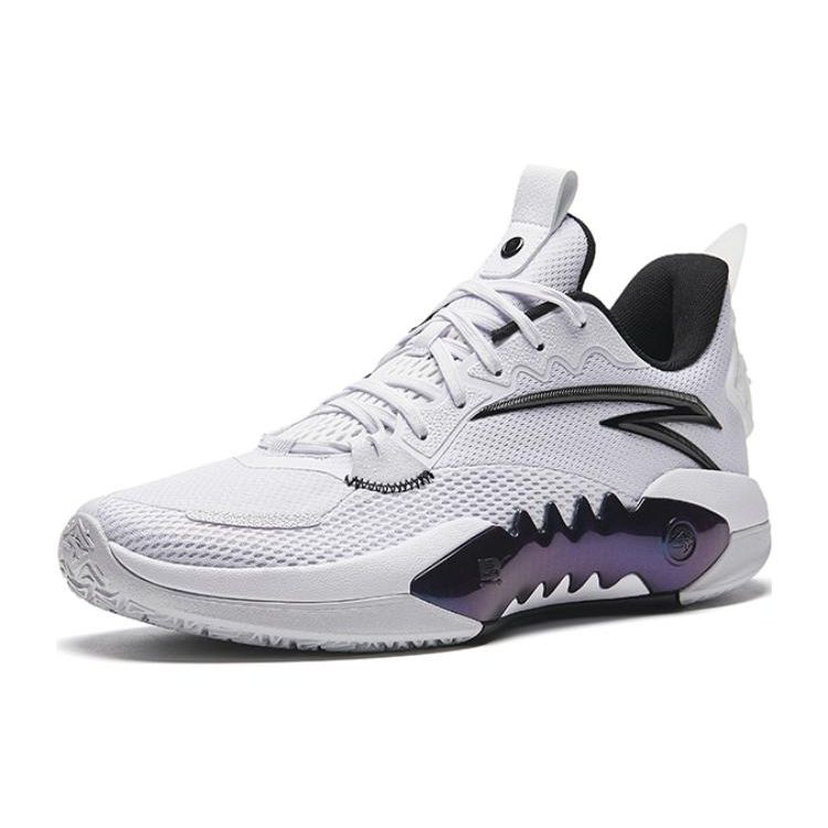 Anta Shock Wave 5 Team Tai Chi Men Sneakers White Blue 112331611-4