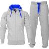 New Men's Casual Sweatshirt Suit Men's Slim Hip Hop Style Hoodie Suit