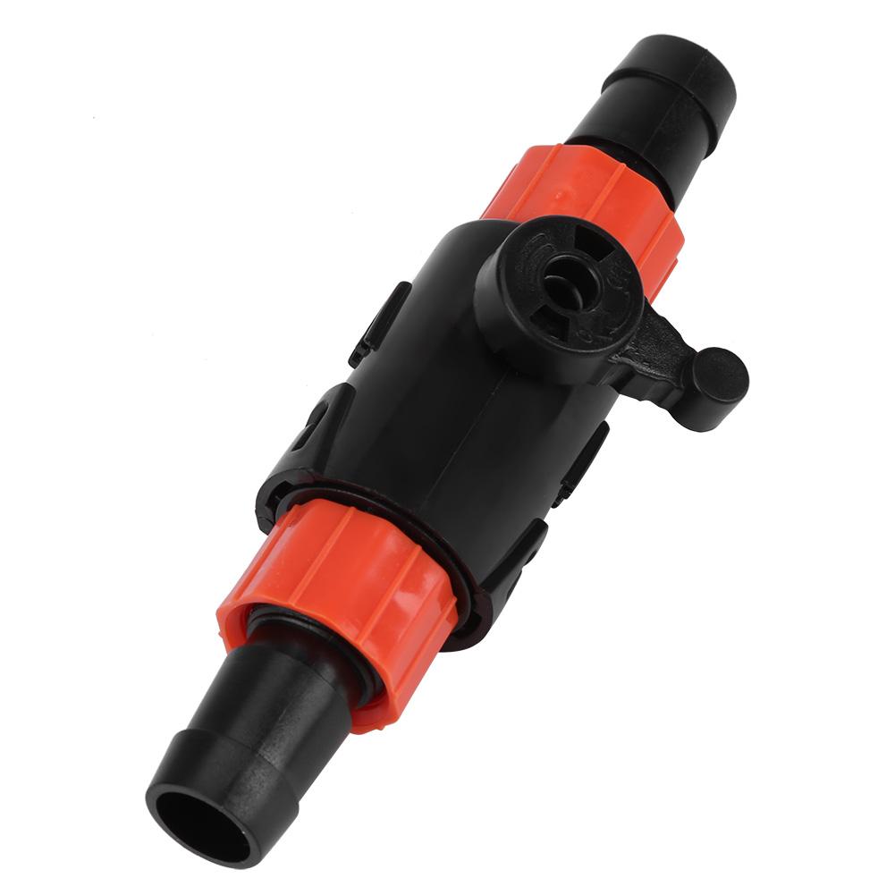 Fish Tank Aquarium Water Flow Control Valve with Quick Release Handle Hose Pipe Connector