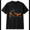 Colourful Kestrel In Nature Bird Mens T-Shirt Black 100% Cotton Wildlife Printed