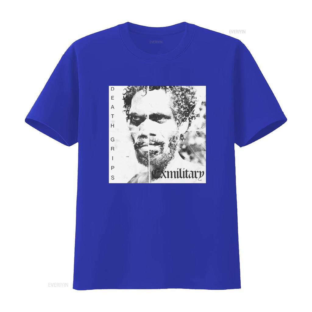 DEATH GRIPS Exmilitary T Shirt Vintage Style Unique Design Perfect for Music Fans vintage Washed Slightly Stylish streetwear