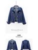2023 Spring Women's Slim Fit Denim Jacket - Short, Versatile, Single-Breasted, Long Sleeve Cardigan Top