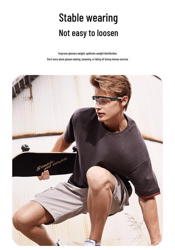 XV15 Intelligente Bluetooth Sportbrille: 4K HD-Kamera, Musik, Anrufe, Fahrtenrekorder