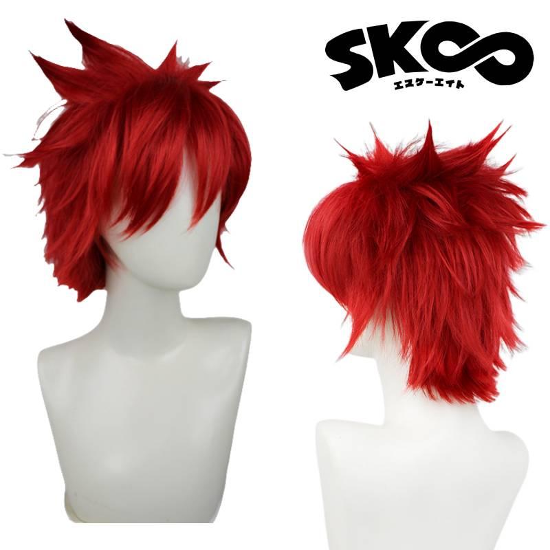 Sk8 The Infinity Kyan Reki Cosplay Wig High-quality Red Hairpiece For Cosplayers