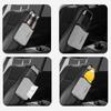 Porte-bouteille d'eau de voiture en cuir PU Sac de rangement multifonctionnel pour côtés de siège Organisateur de mouchoirs Support suspendu pour bouteilles d'eau
