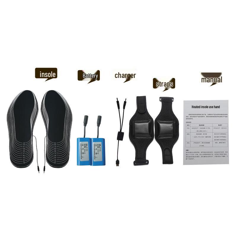 Rechargeable USB Heated Insoles with Long-Lasting Battery