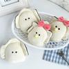 Plush Oyster Keychain Mini Stuffed Toy Short Plush With Pp Cotton Yellow**
