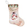 Christmas Stockings Pendant Cloth Ornaments Small Boots Pendant Christmas Pattern Print Party Home