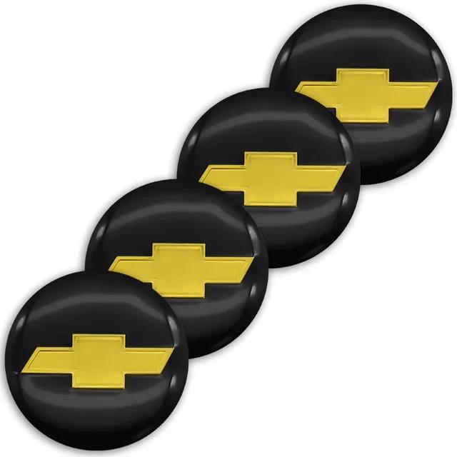 4PCS 56mm Car Wheel Center Emblems Hub Stickers for Chevrolet AVEO CAPTIVA CRUZE IMPALA LACETTI MALIBU ORLANDO Sail SPARK TRAX