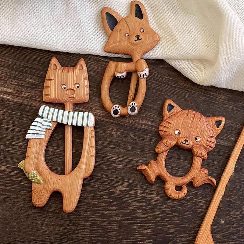 1 szt. Akcesoria odzieżowe Urocza broszka Zabawna klamra do szalika Styl wiejski Klamra do swetra Biżuteria w stylu naturalnym Styl minimalistyczny 10 stylów