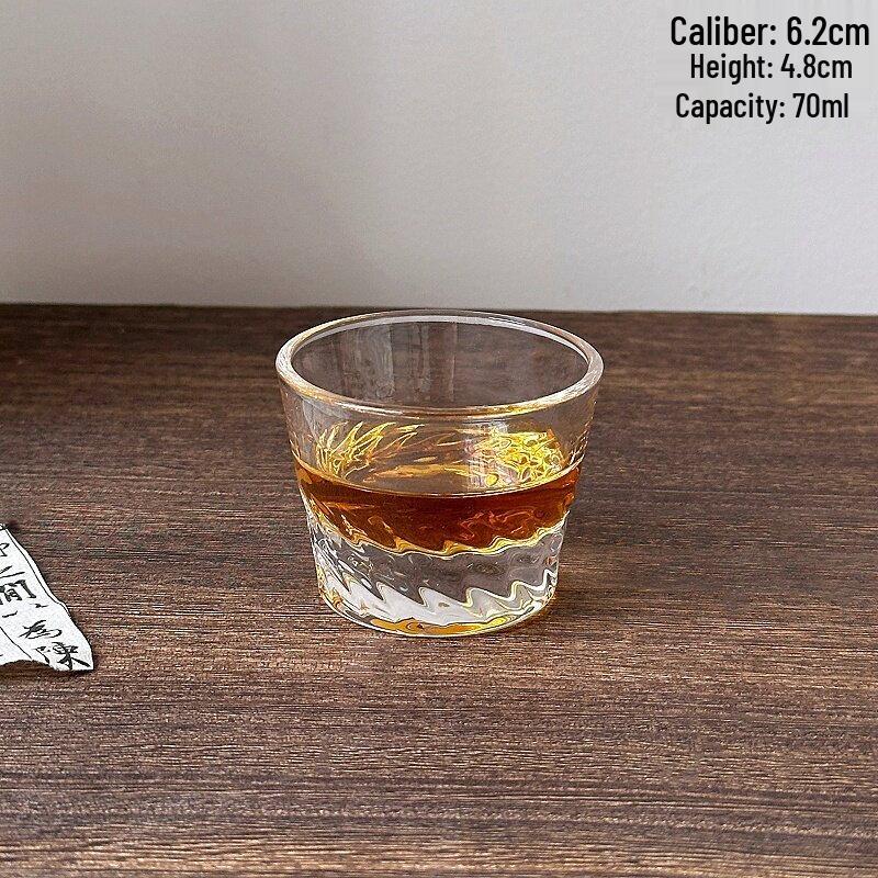 Japanese Style Glass Hand-Brew Coffee & Tea Tasting Cup