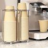 Multifunctional Paper Cup Holder Stainless Steel Paper Cup Organizer  Office