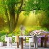 Forest Wallpaper Flowers Butterfly Forest Wall Murals Living Room Home Decor