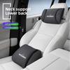 nlvc3 Keychain Leather Car Seat Headrest High-quality Comfort Waist Rest Neck Pillow For Mitsubishi Eclipse Lancer Outlander I200Space