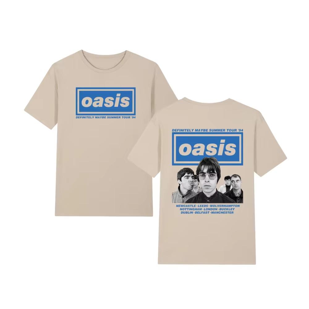

Men s and Women s Pure Cotton T-shirts of Oasis in 2025 Are Comfortable High Quality, A Must-have for Festivals on Ins 4XL