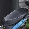 Black Motorcycle Seat Cover Non-slip Dustproof Seat Protector Waterproof Breathable Sunscreen Scooter Cushion