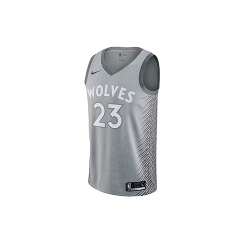 Nike X NBA Jimmy Butler City Edition Swingman Jersey SW Silver 912125-009