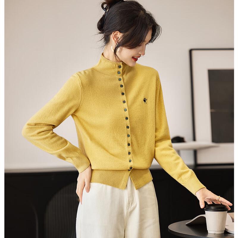 

Srcr Women s 100% Wool Embroidered Knit Cardigan Sweater XL