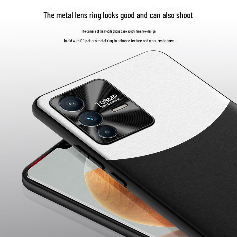 Anti-fall and Anti-fouling Liquid Leather Phone Case for Vivo S12. One-piece Protective Cover Available for Shipping.