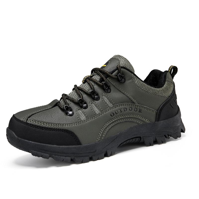 Outdoor Hiking Shoes Men Anti-slip Sports Shoes Men Lace-up Lightweight Comfortable Soft Breathable Casual Sport Shoes