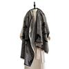New imitation cashmere butterfly women's print warm shawl soft skin-friendly scarf high-end scarf