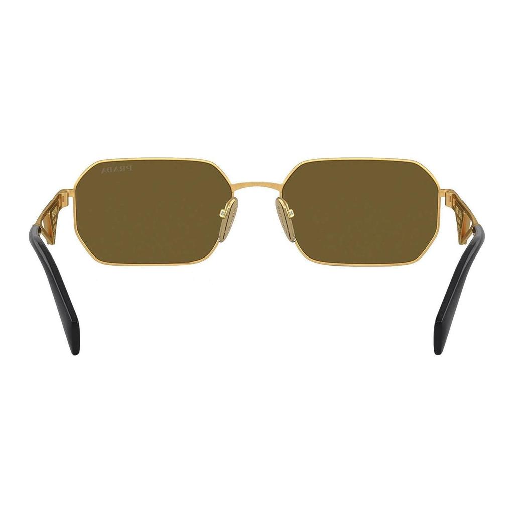 Prada Metal Irregular Frame Sunglasses Unisex sunglasses Gold PRA51S15N01T