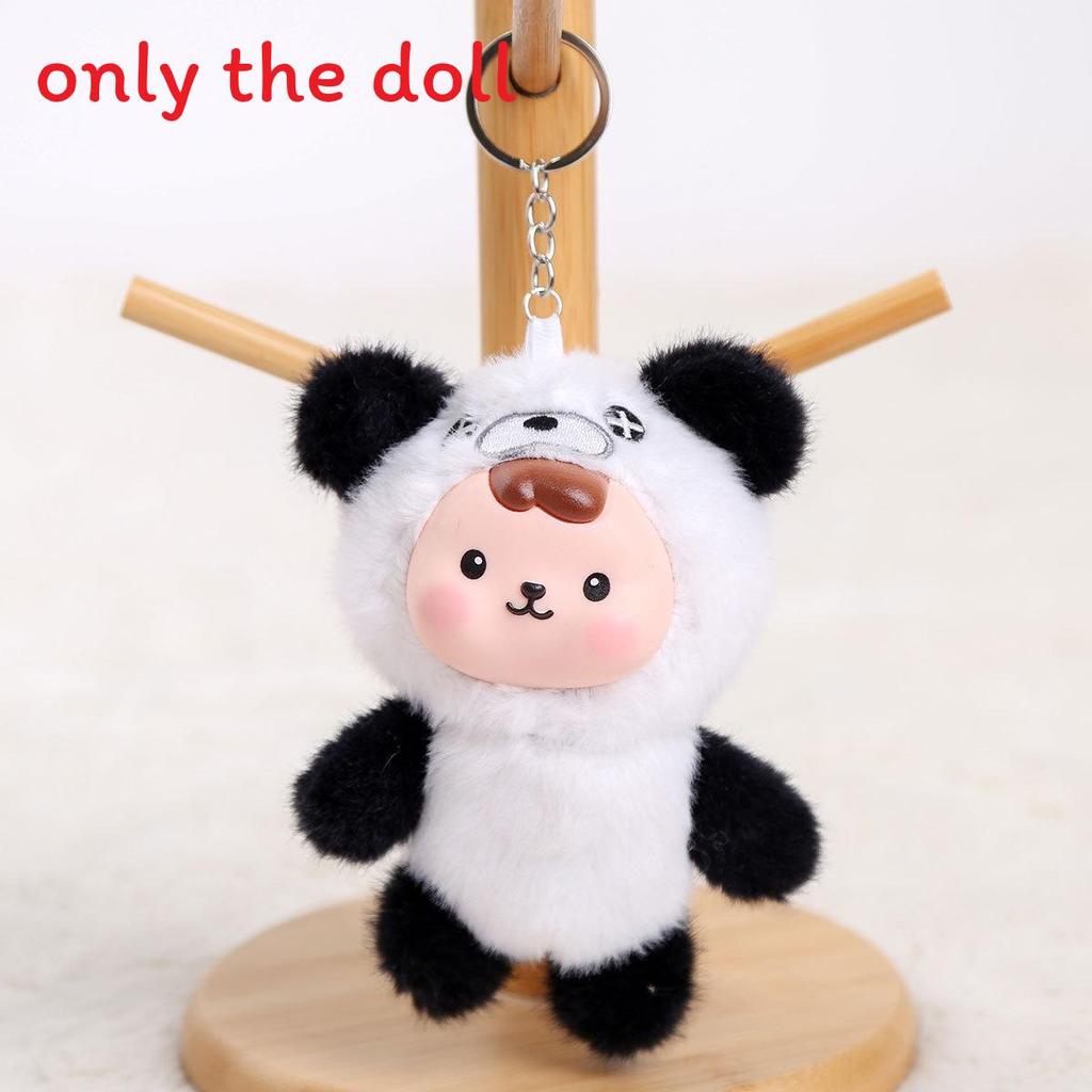 

Soft Plush Toy Doll Keyring Featuring Cute Animal Designs For Girls