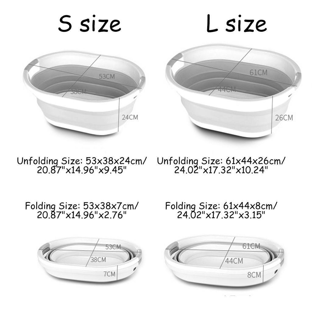 Cesto de Roupa Suja Dobrável Portátil Grande Dobrável Plástico Cozinha Cesta de Legumes Recipiente de Armazenamento Organizador