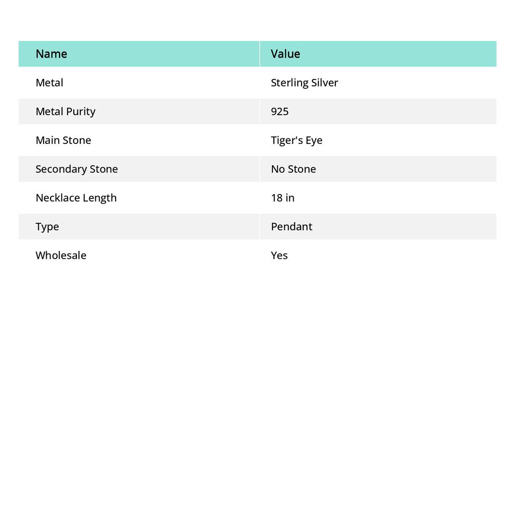 Natürlicher Schwarzer Tigerauge Edelstein 925 Sterlingsilber Schmuck Anhänger 2,17" i8T29