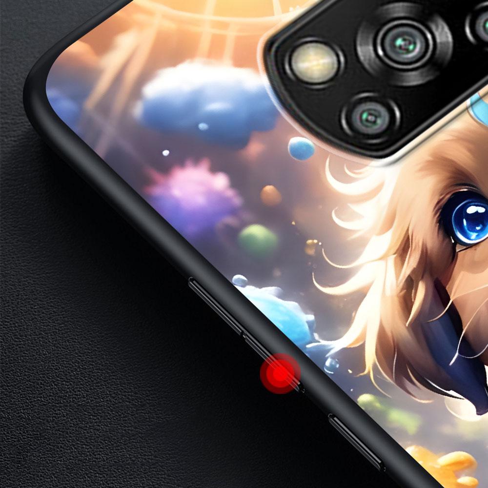 Cartoon Dogs Case for Xiaomi Poco X6 X3 NFC M5s X5 F3 M4 M3 Pro Black Silicone Soft Phone Cover Coque
