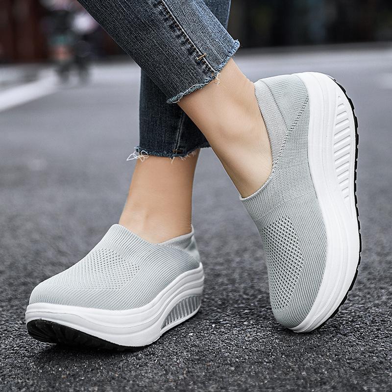 Pantofi de damă pantofi de vară cu țesătură pantofi super ușori și confortabili pantofi de femei cu plasă respirabili