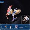 Mother-of-Pearl DIY Brooch Kit - Intangible Cultural Heritage Craft for Teacher's Day