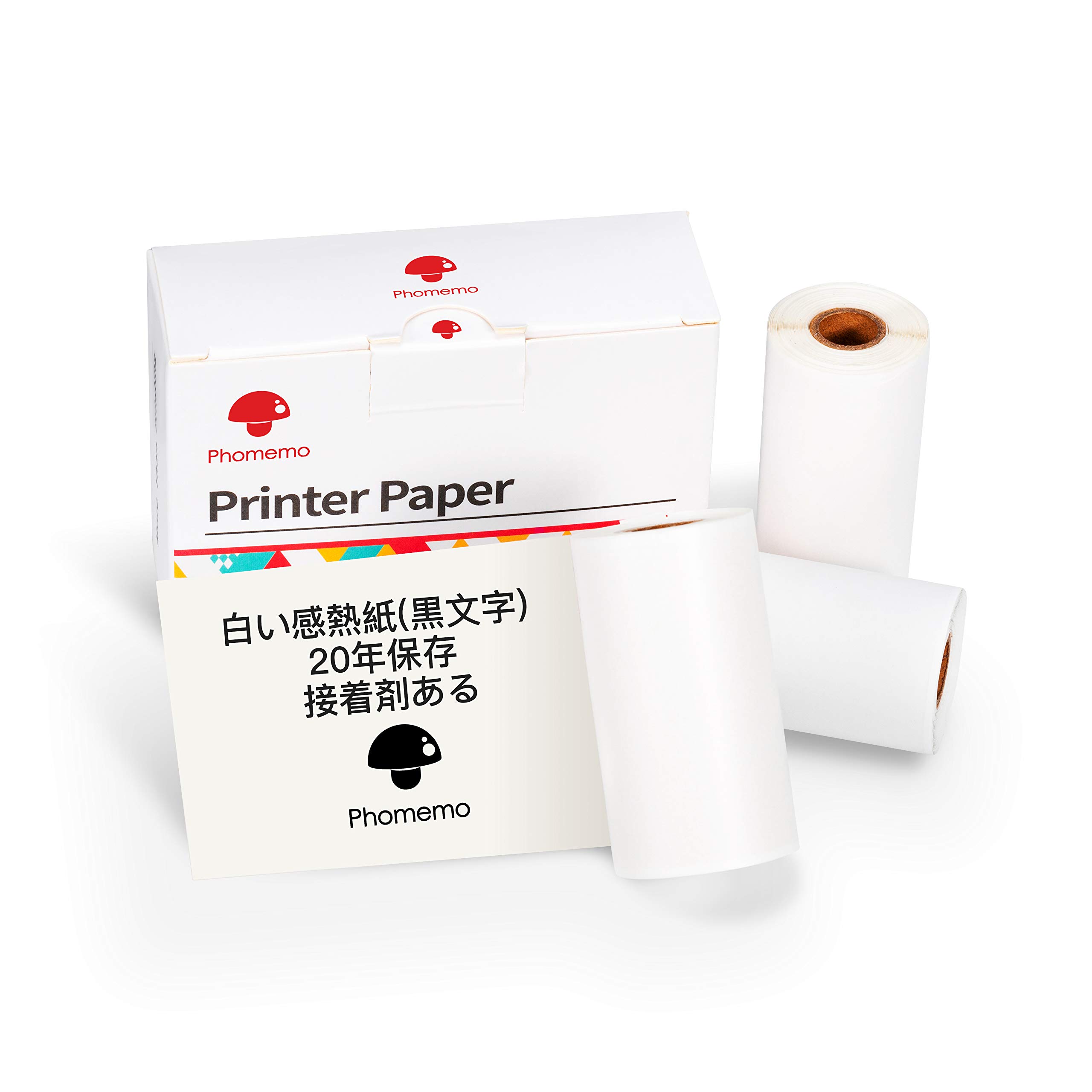 Phomemo M02 M02S M02 PRO M03 P2S M04AS M04S Thermal Roll Reverse Genuine Thermal Roll for Portable Mobile Thermal 53mm 20 Suitable for Organization