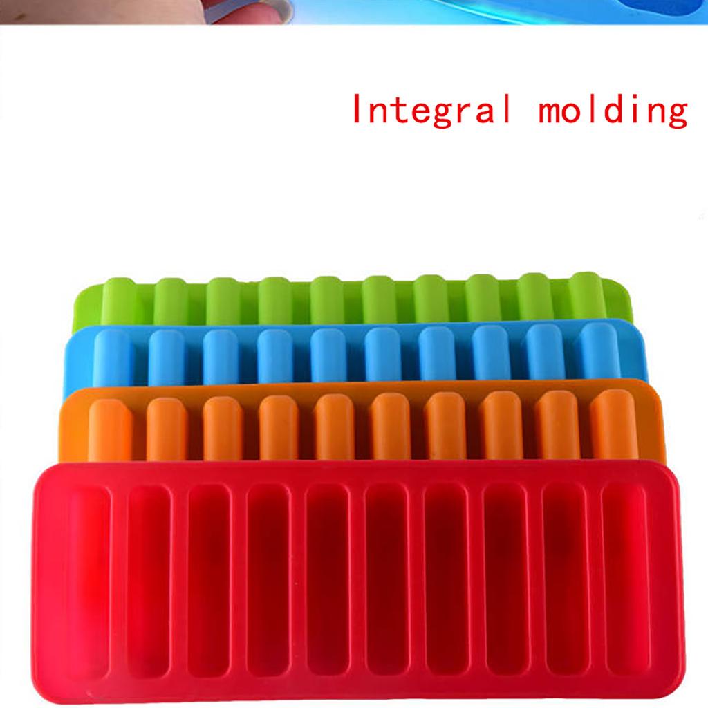 10long Modeling Silicone Cake Mold Finger Muffin Cup Cake Cup Baking Mold Ice Lattice Mold