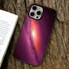 Minimalist Starry Sky Phone Case For iPhone 17,16,15,14,13,12,11 Plus,Pro Max,XS,Colored Silver Plated Inside Cover
