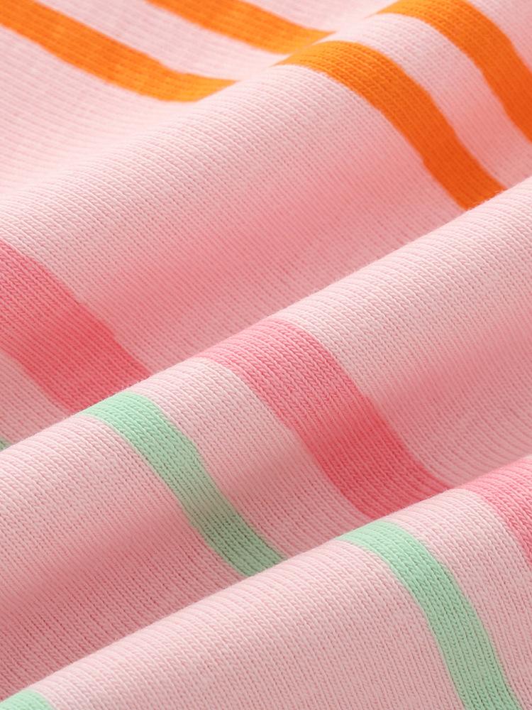 Malwee Sommarset för flickor med T-shirt och byxor med resår i midjan