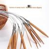 Shunlin Bamboo & Steel Circular Knitting Needles for Sweaters and Sleeves