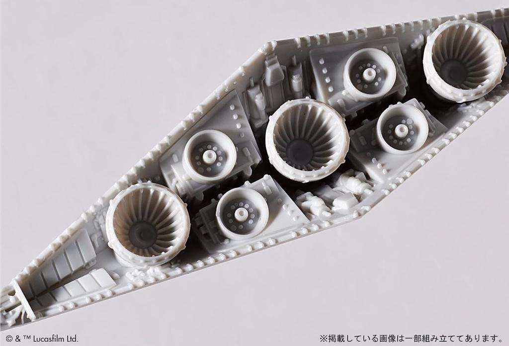 BANDAI SPIRITS Star Wars Vehicle Model 001 Star Destroyer Pre-Colored Plastic Model