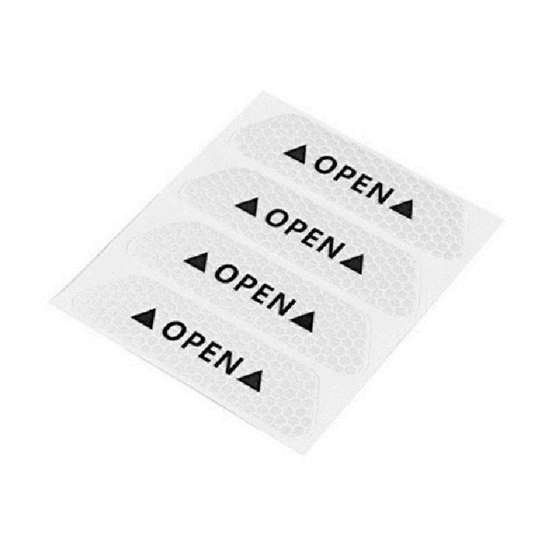 4PCS/set Car Reflective Strips Warning Stickers For Toyota Corolla Yaris Auris CHR Camry Prius RAV4 Highlander Car Door Stickers