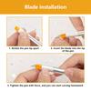 13Pcs Metal Art Knife Aluminum Alloy Carving Knife Tool Set - Perfect For Paper-Cut, Handcraft & Model Making