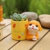 Multipurpose Dog Vase Silicone Mould Versatile Resin Cast Set for Home and Office Decoration and Jewelry Storage