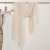 Monochrome Thin Scarf Women'S Sunscreen Shawl Solid Color Simple Imitation Cotton And Linen Silk Scarf High-End Yarn