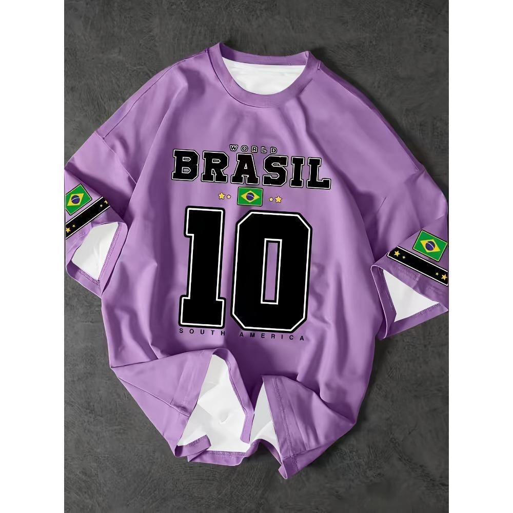 

Print Short Sleeve T-Shirt Summer Graphic Tee Jerseys Plus Size Sport T-Shirt Tops 5XL