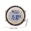 Waterproof Motorcycle Stainless Steel Luminous Clock Bike Universal Chrome Handlebar Mount Quartz Clock Watch Motor Accessories