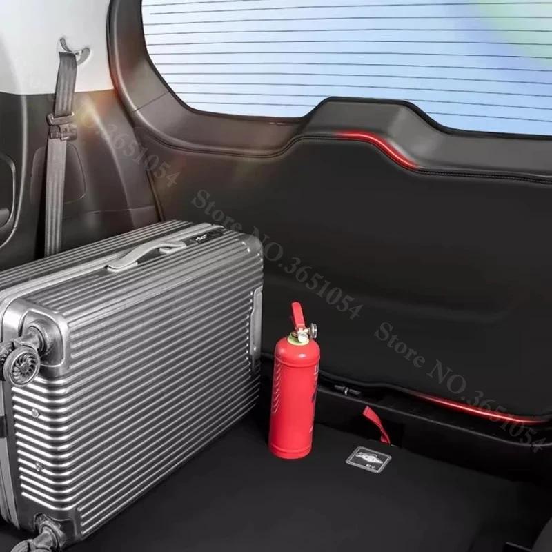 For Volkswagen VW Tiguan L PRO Allspace Car Trunk Door Anti Kick Pad Tailgate Protector Sticker Cargo Liner Interior Accessories